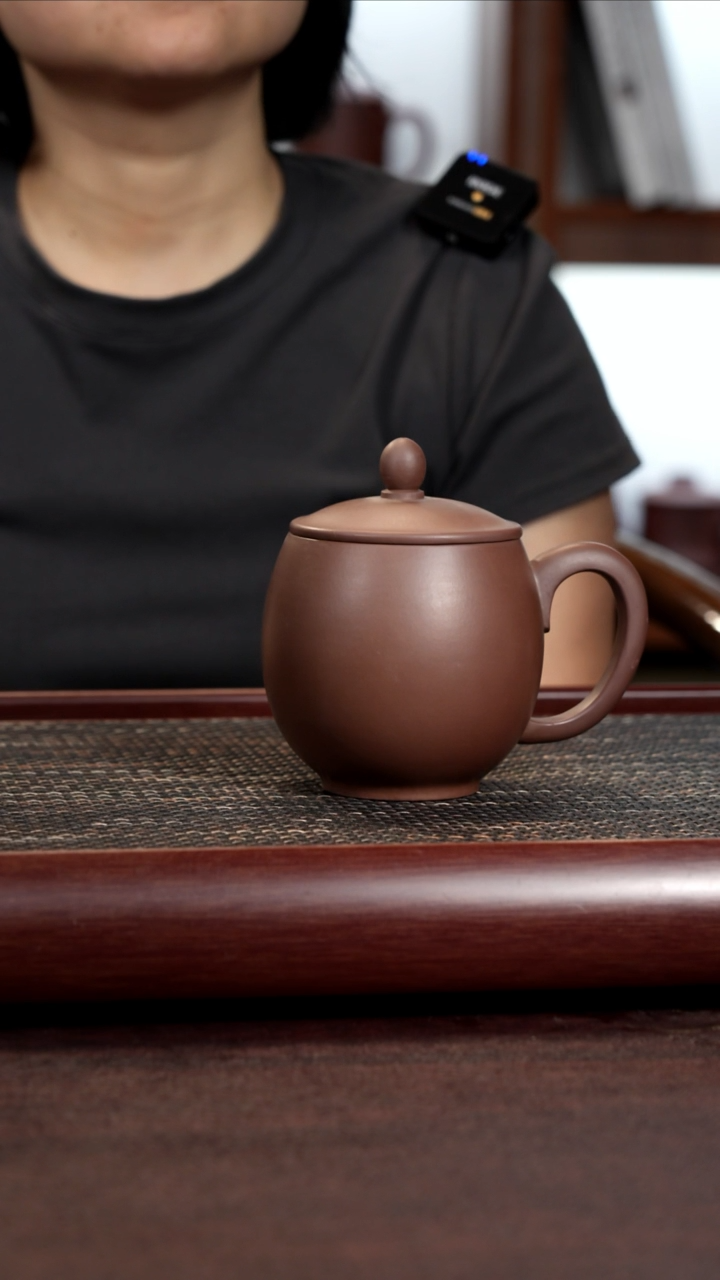 茶杯紫砂生胚龙蛋杯无礼盒