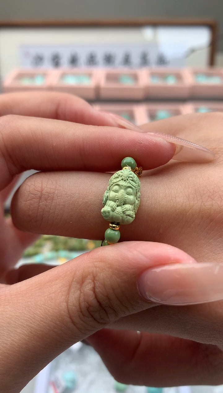 【闪购商品】绿松石戒指未镶嵌R28