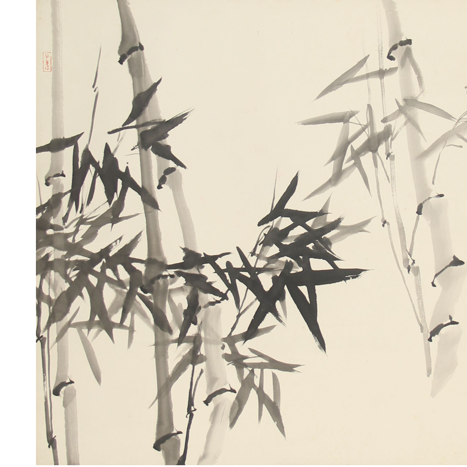 LOT.2247 《君子之风》96*118cm 纸本水墨立轴