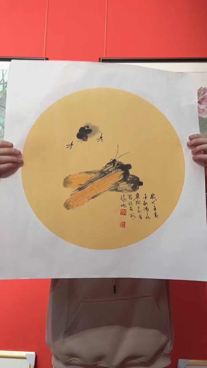 绘画花鸟作品1.5平尺