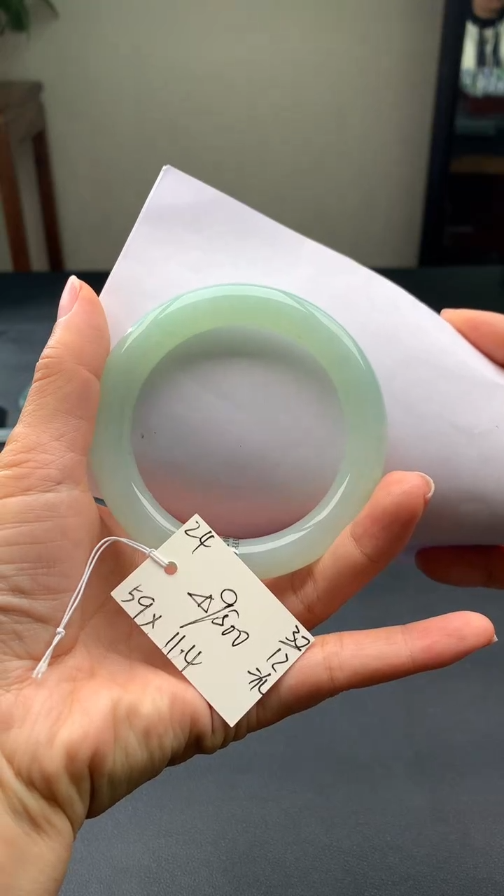 未镶嵌手镯翡翠翡翠手镯#24 圈口59