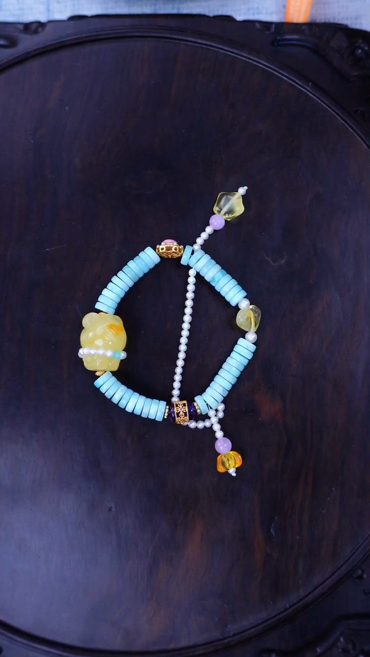 手链琥珀未镶嵌12.29日 多样性发其一