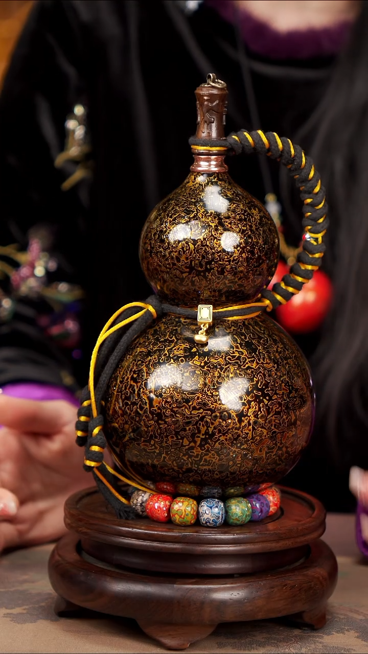 【闪购商品】81 易林高端工艺大漆酒葫芦--538