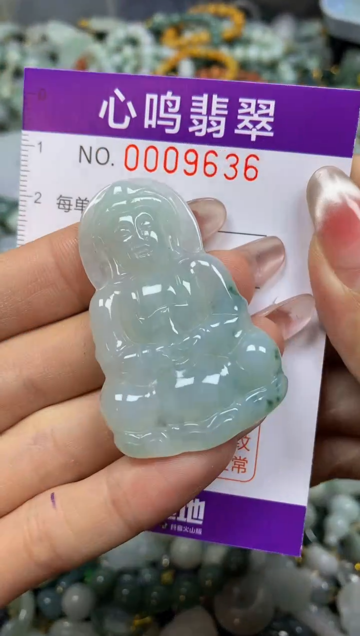 翡翠未镶嵌颈饰闪购009636