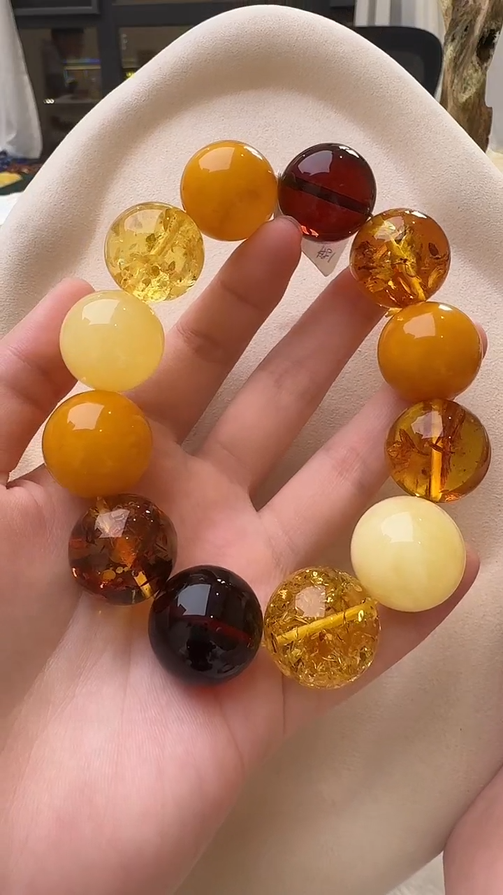 手链琥珀未镶嵌手串