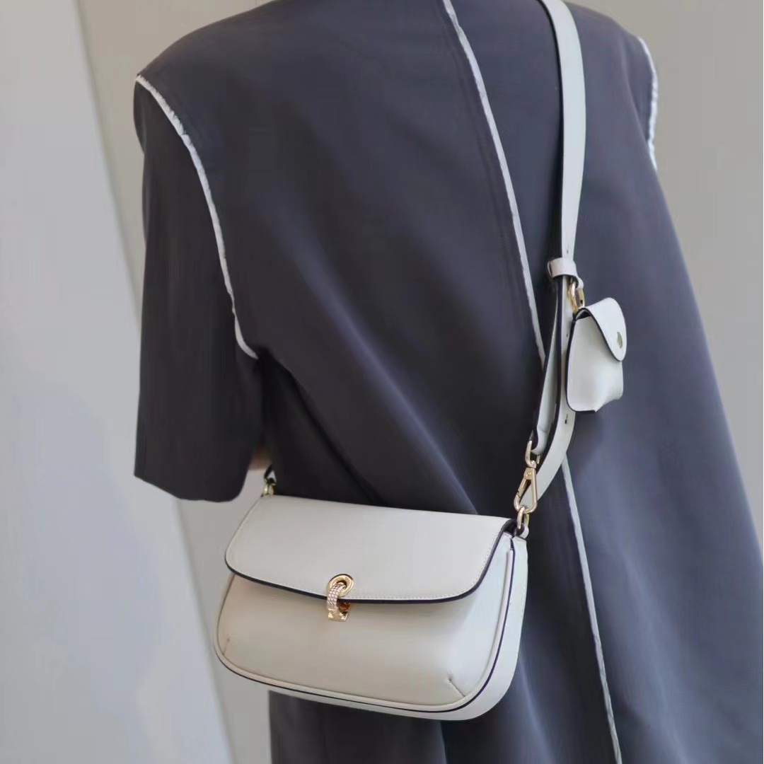 佑一【RAIN.CUN】SLBL-183-米白轻奢时尚百搭气质女包