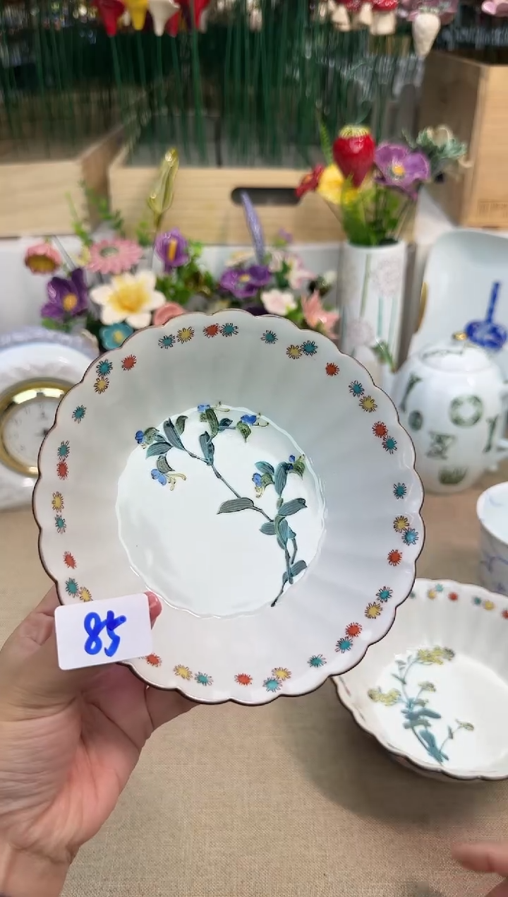 瓷片辰辰的瓷器好看到爆