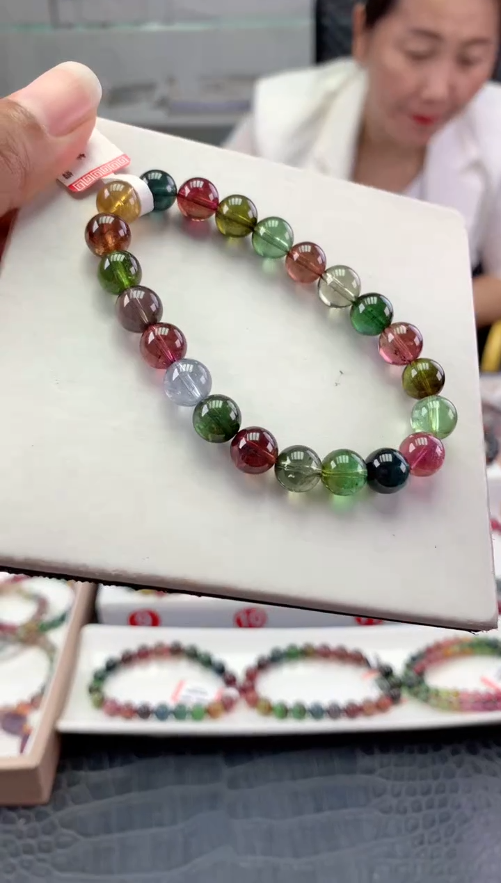 未镶嵌手串碧玺多样性发一条
