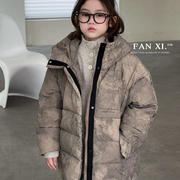 082 男女童小童韩系童装羽绒服