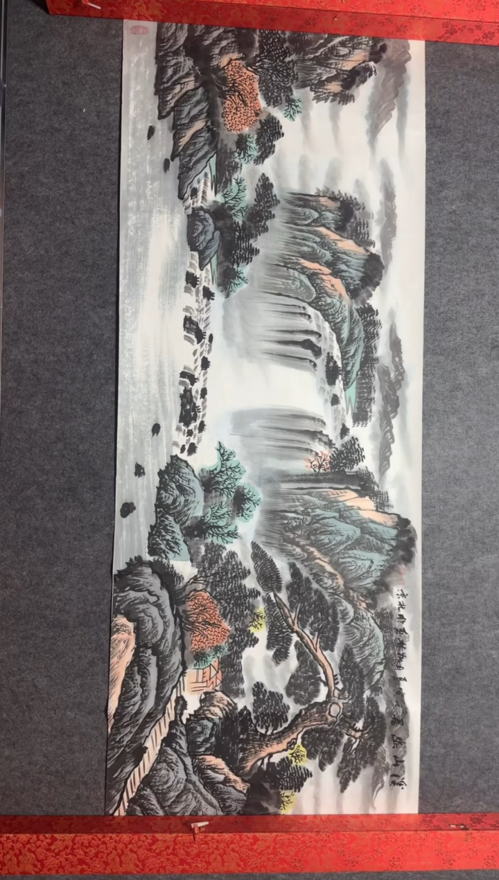 国画手绘12平尺左右