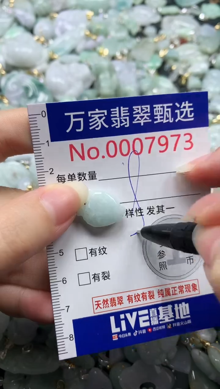 吊坠(不含链)未镶嵌翡翠7973