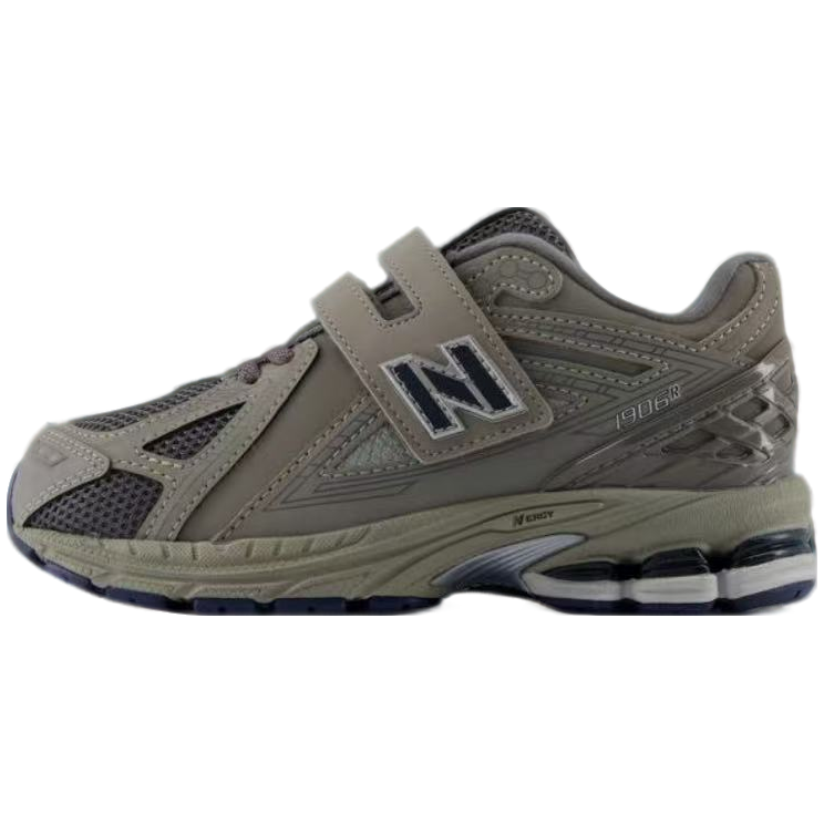 New Balance NB 1906R 舒适 耐磨 低帮 儿童跑步鞋 灰色PV1906RB