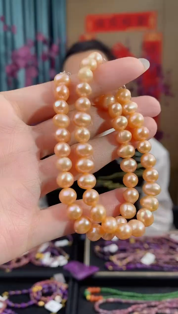 【闪购商品】淡水珍珠手串未镶嵌137多样性发其一