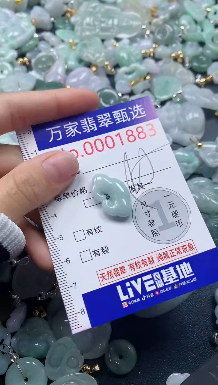 吊坠(不含链)未镶嵌翡翠1883