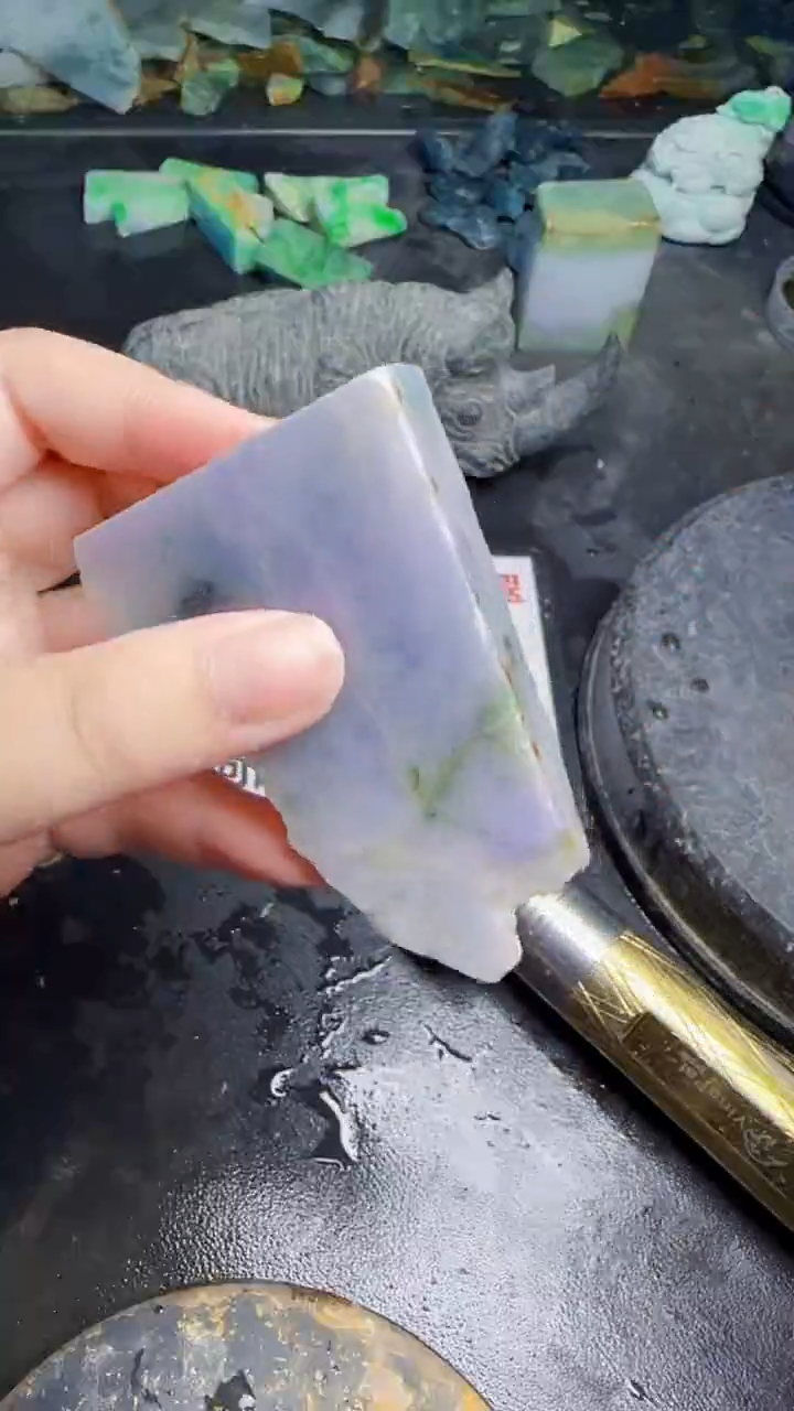 未镶嵌挂件翡翠未**间天然翡翠043