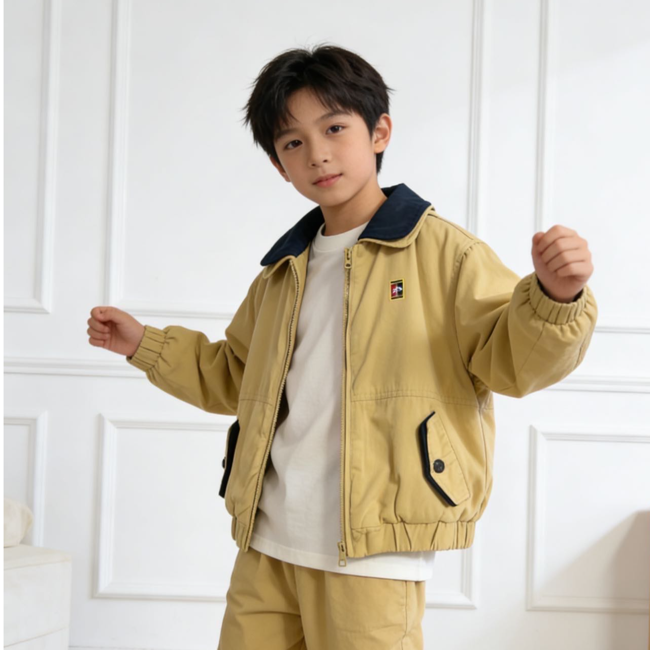 551高端专享老林家冬季棉服卡其（林）