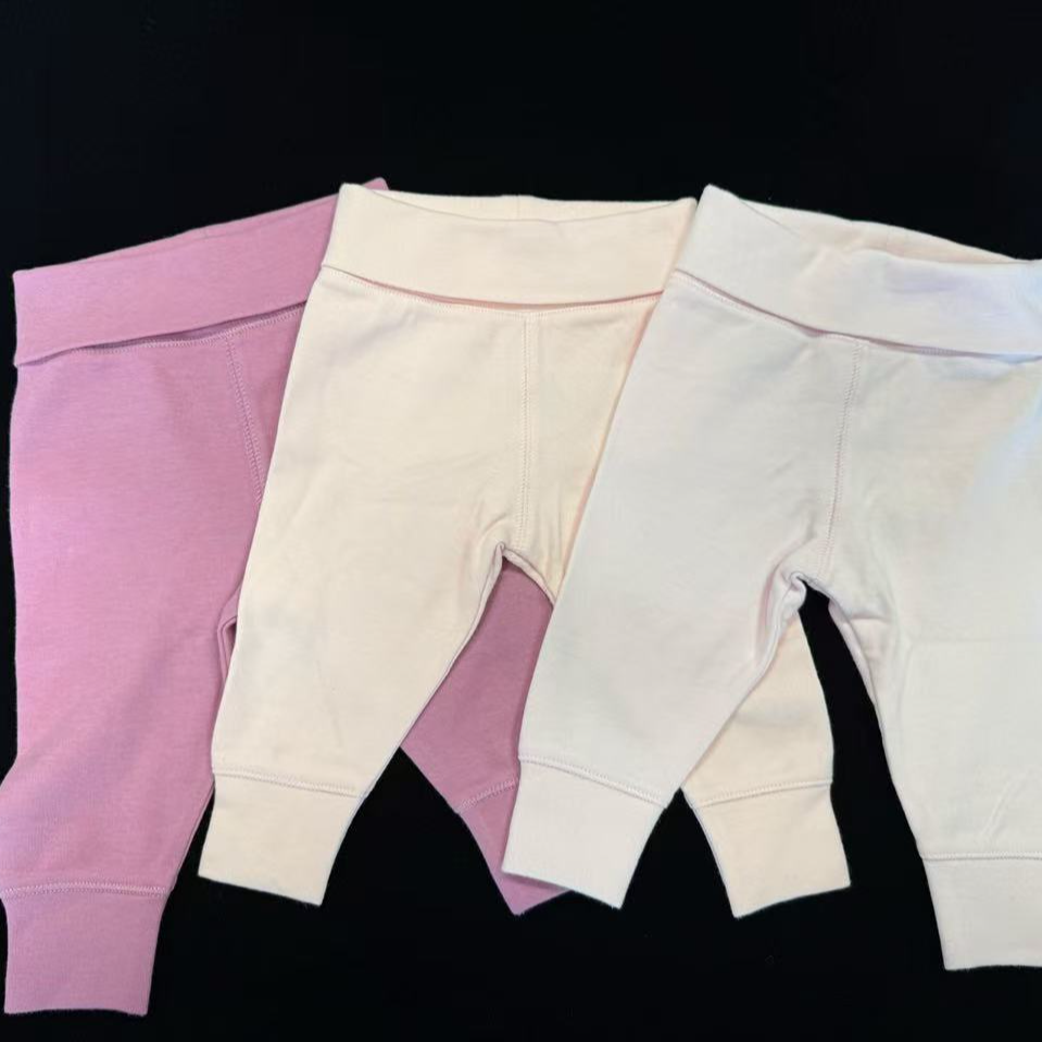 澳单CR粉色系高腰护肚打底裤