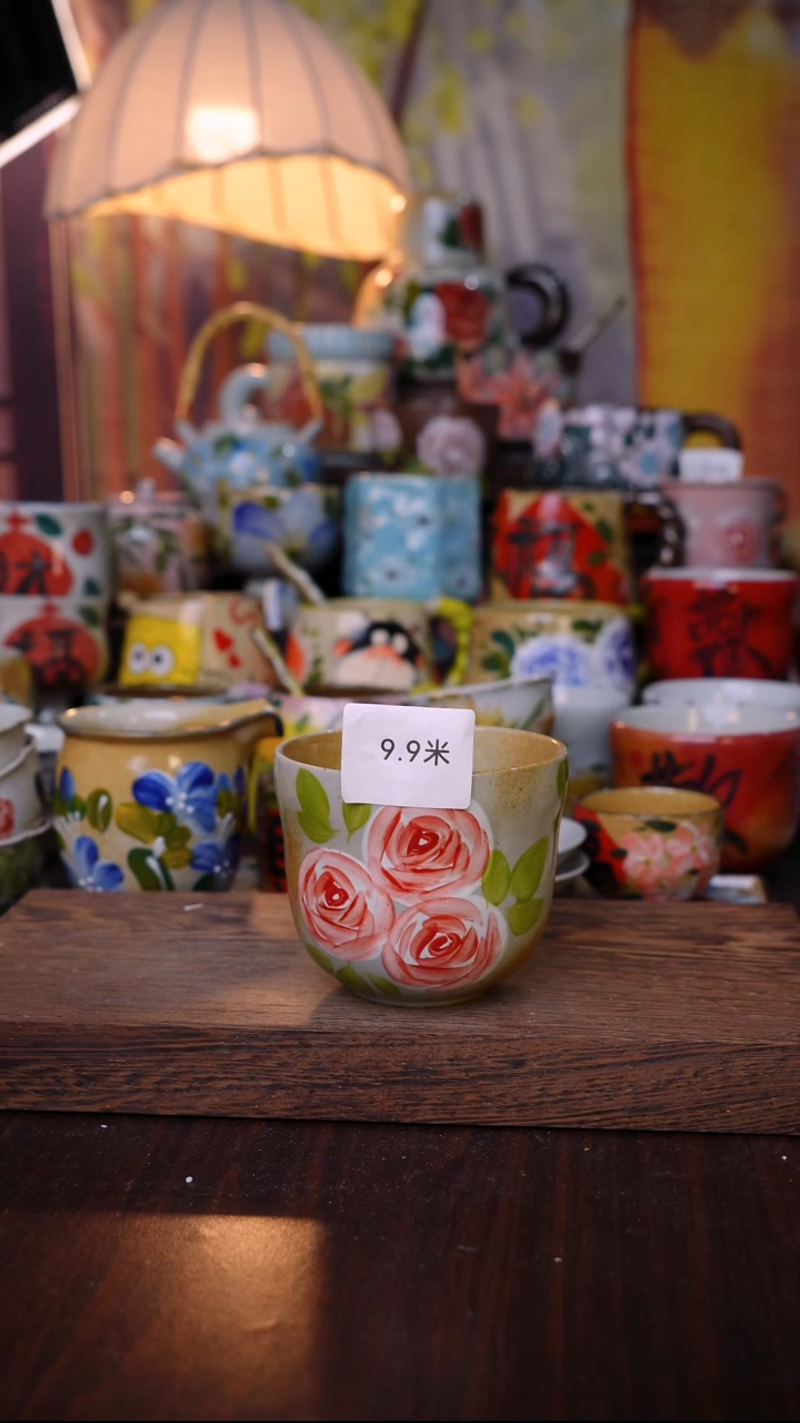 杯子泥垚手作 景德镇手工手绘陶瓷器物