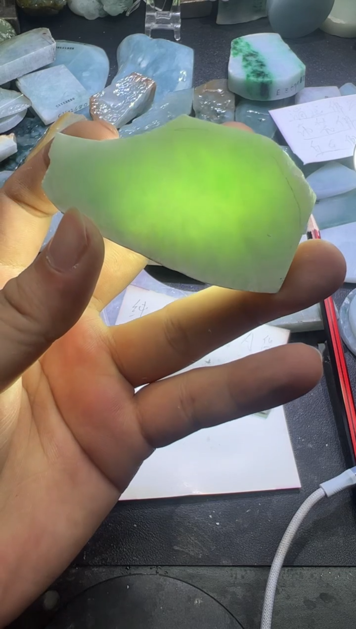 未镶嵌挂件翡翠天然缅甸翡翠A货