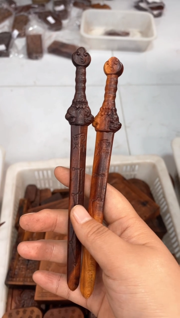 【闪购商品】木桃木天师发簪剑微瑕