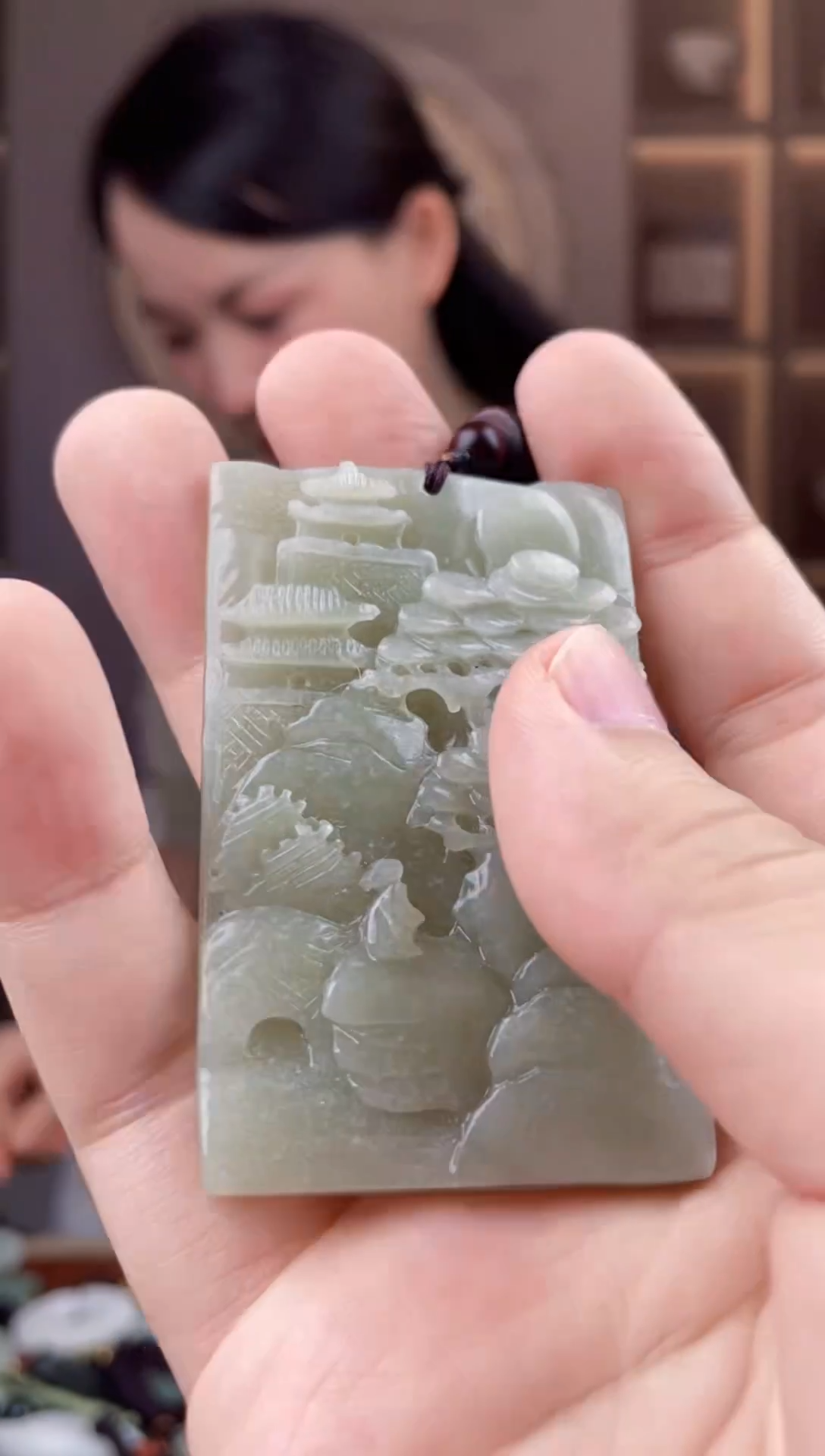 颈饰未镶嵌和田玉拍一发一，多样性发货