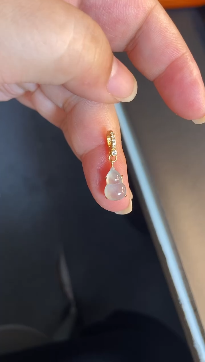 吊坠(不含链)银S925镶嵌翡翠1