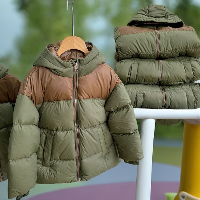 【现货】YRF-30111休闲羽绒服外套新款洋气儿童户外连帽