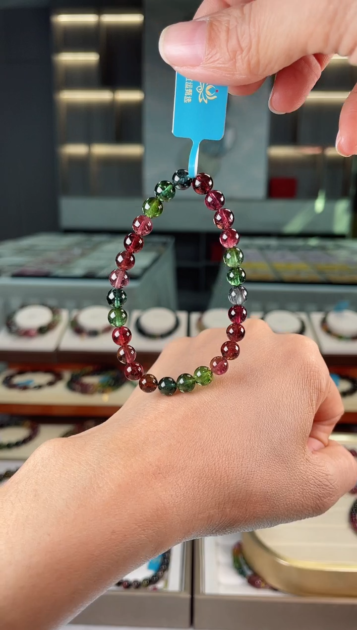 【闪购商品】碧玺单圈手串未镶嵌（多样性发一条）Q