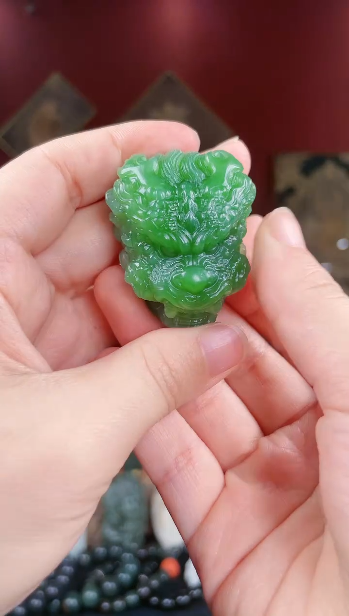 【闪购商品】和田玉颈饰未镶嵌碧玉龙头