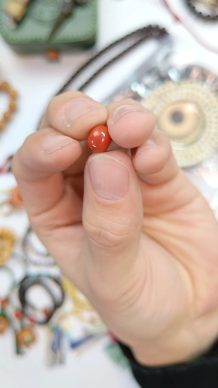 未镶嵌单颗南红玛瑙宇?定制福利8.5mm