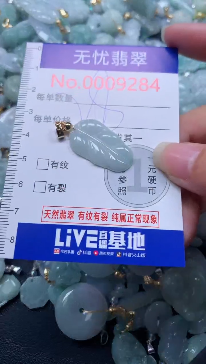 颈饰未镶嵌翡翠9284