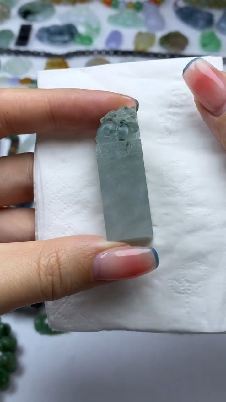 未镶嵌定制翡翠毛货定制不退不换