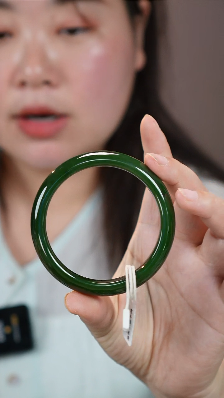 和田玉手镯未镶嵌60【柚子来啦】和田玉拍一发一61