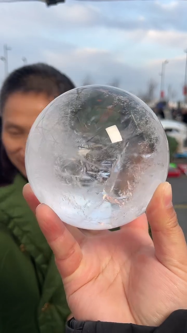 【闪购商品】水晶水晶球未镶嵌天然多样性发一103mm