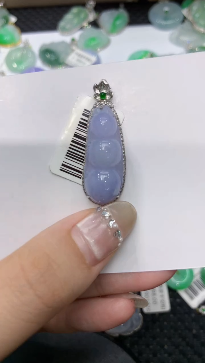 【闪购商品】翡翠颈饰18K金镶嵌222222222