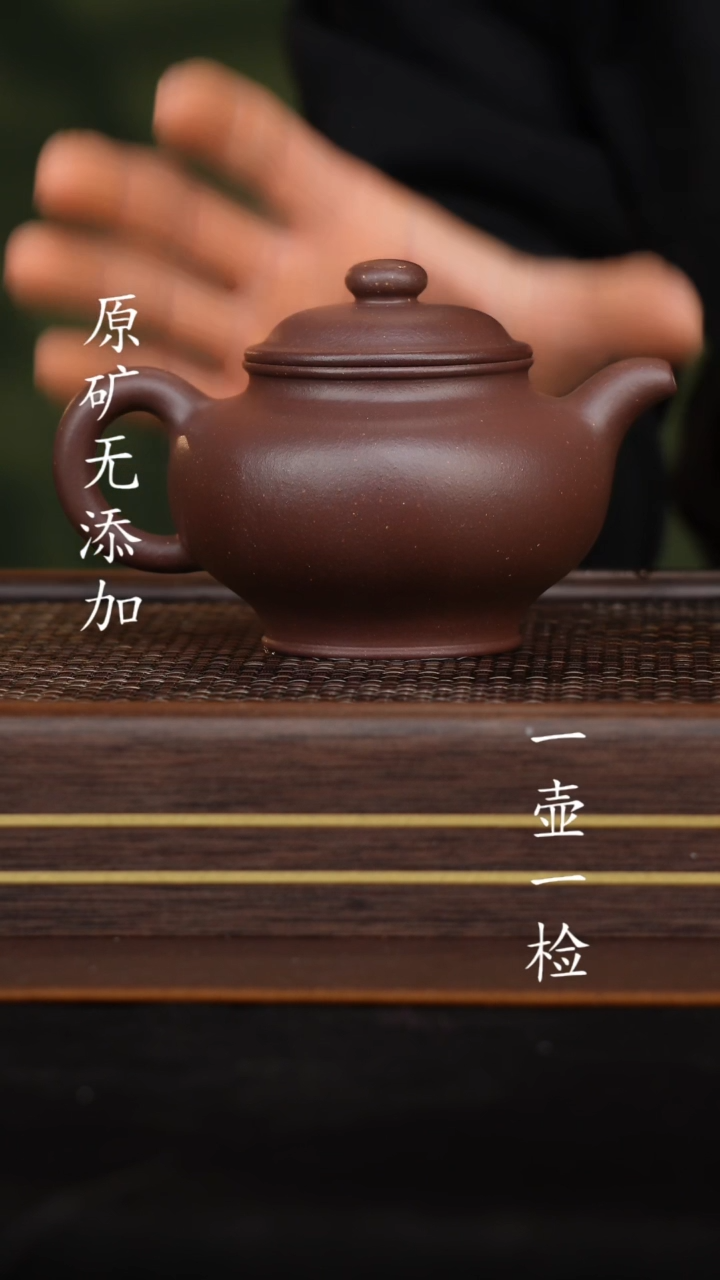 【闪购商品】原矿无添加紫砂壶大水潭天青全手掇枝280