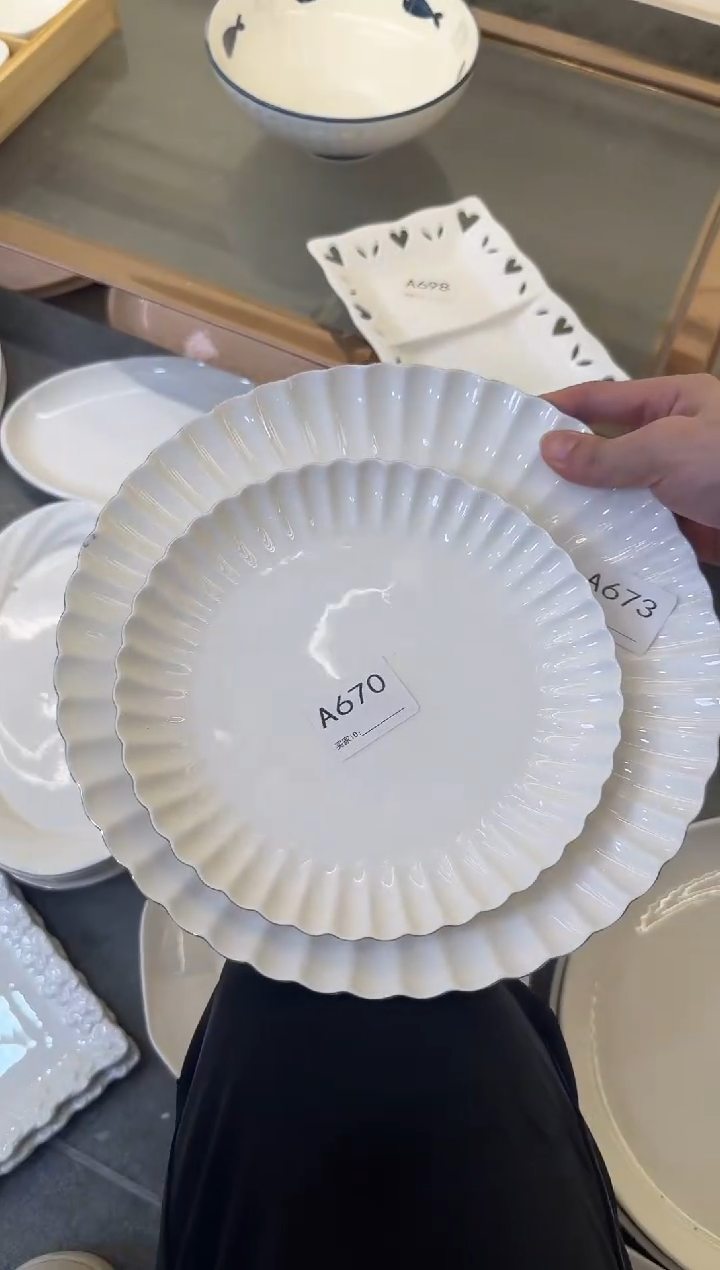 摆件陶A670+673     陶瓷餐具库存微瑕