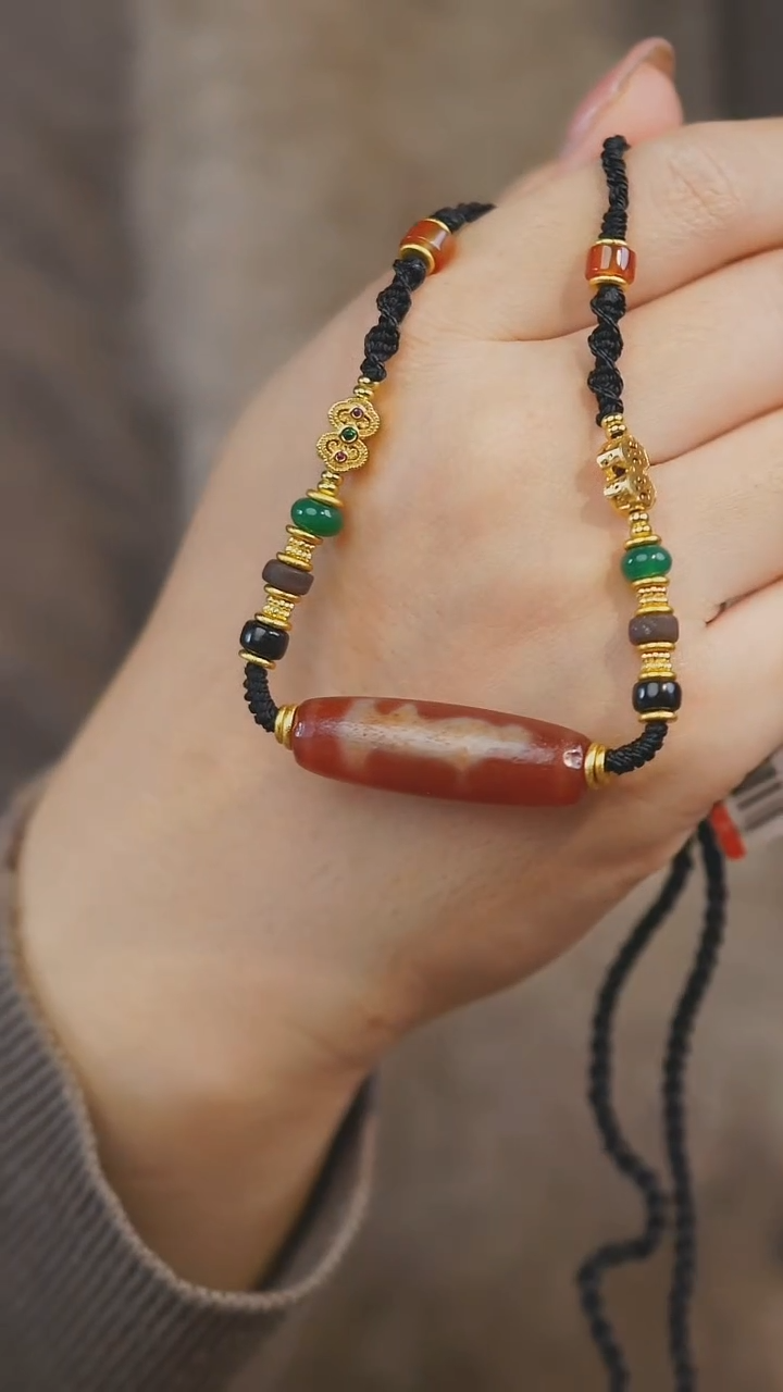 【闪购商品】玛瑙/玉髓项链未镶嵌多样性发其一