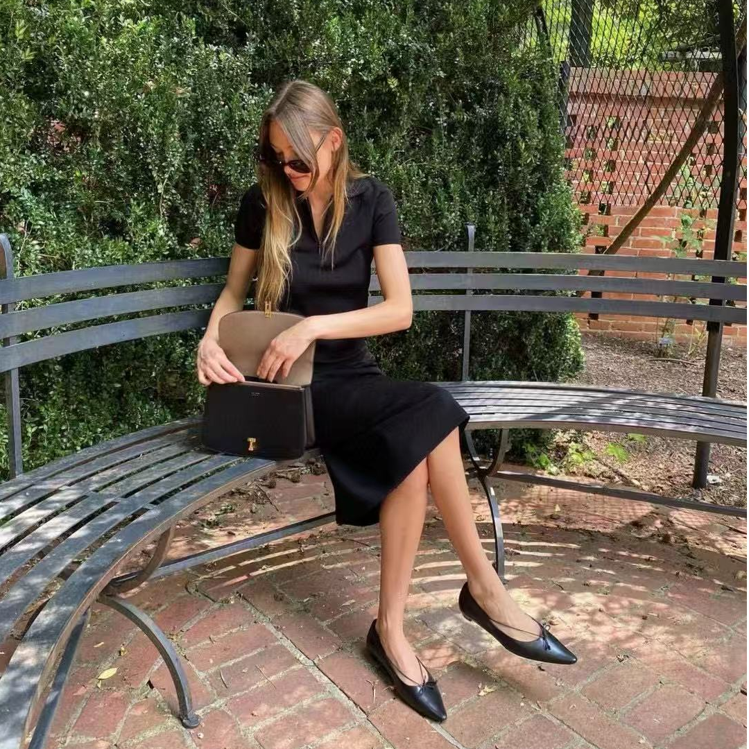 尖头蝴蝶结绑带小皮鞋女真皮职业女鞋通用四季女单鞋