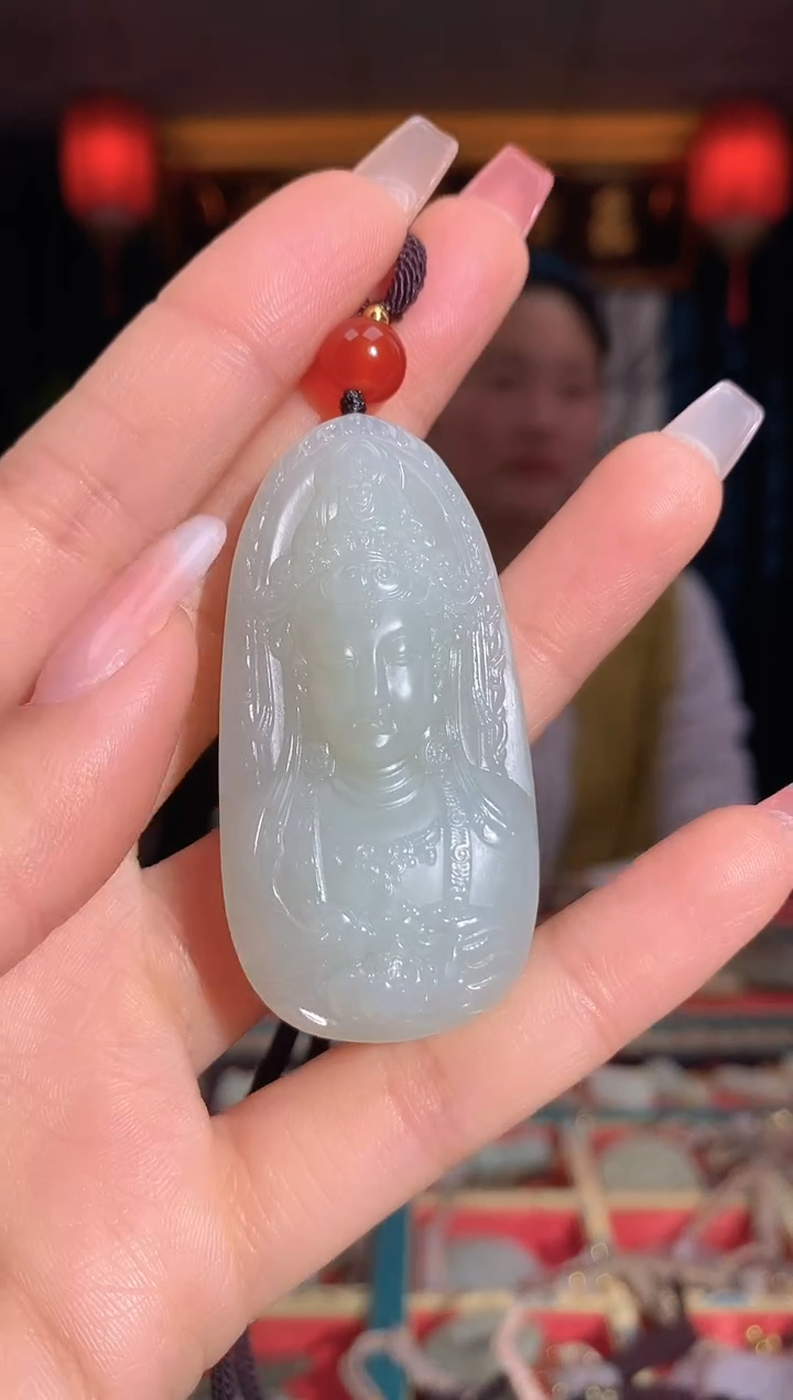 【闪购商品】和田玉未镶嵌挂件观音