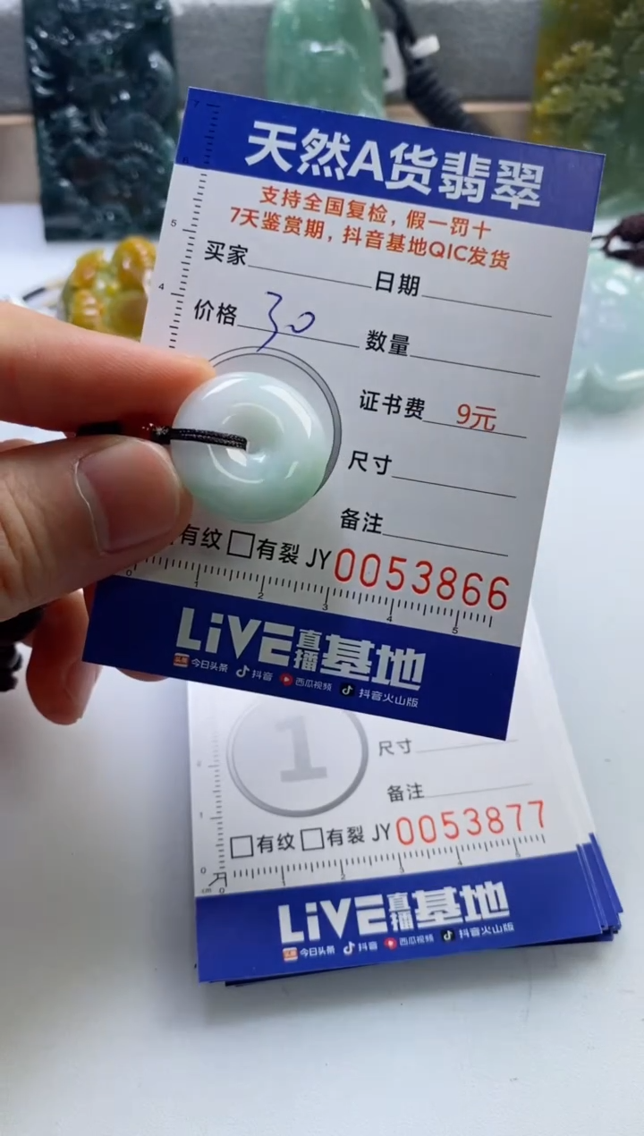 【闪购商品】翡翠挂件未镶嵌            