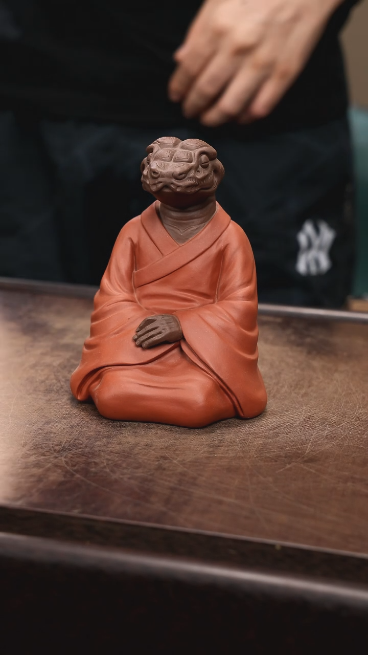 紫砂茶宠紫砂蛇仙