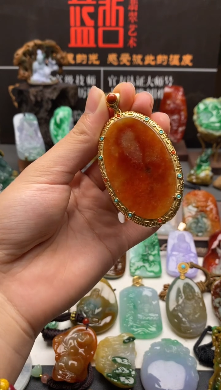 【闪购商品】翡翠颈饰未镶嵌成品