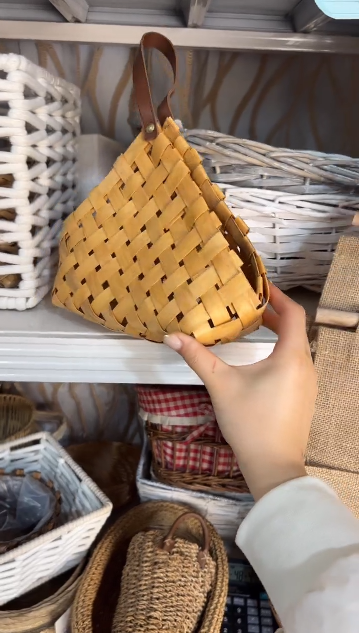 微瑕捡漏 水杉木挂篮