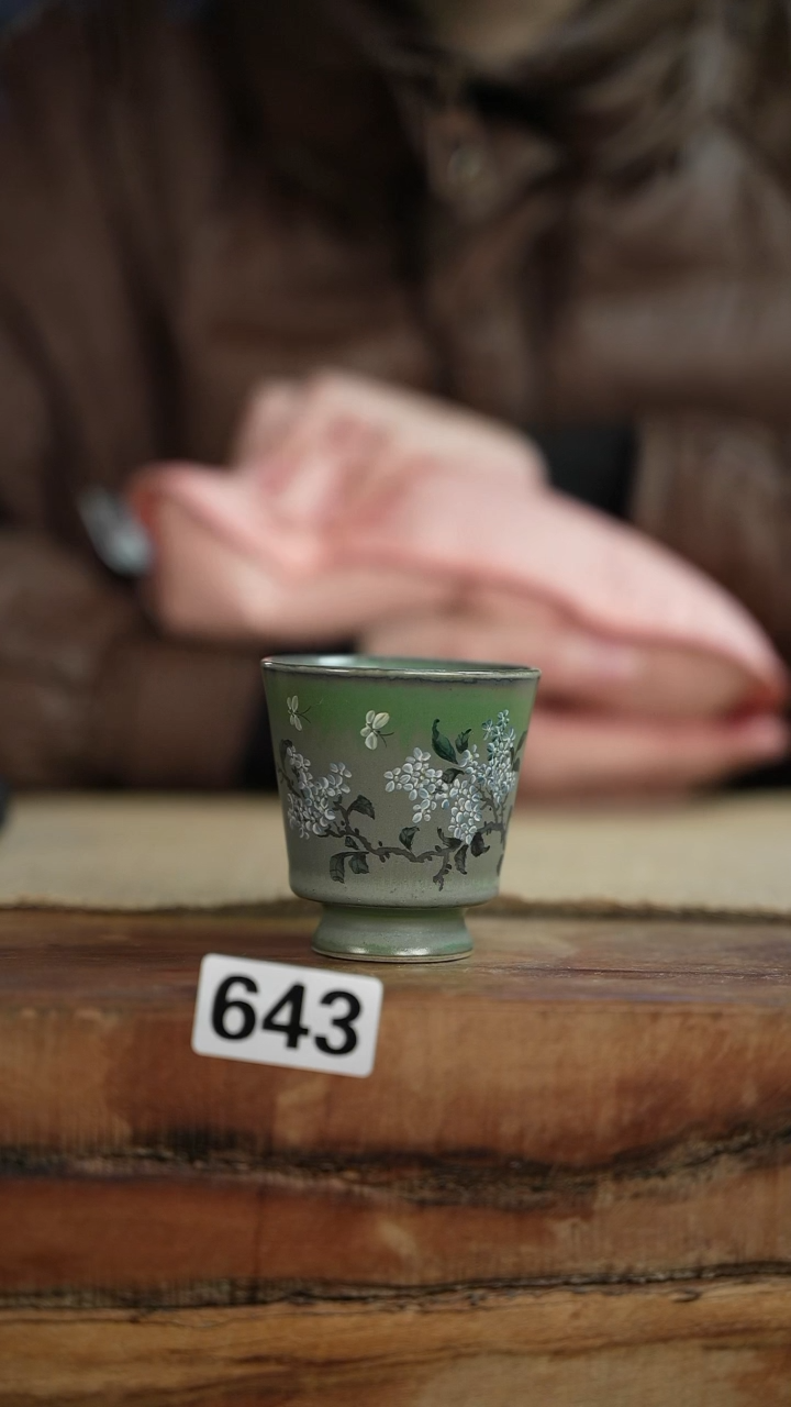 【闪购商品】杯等烟雨陶瓷手作643