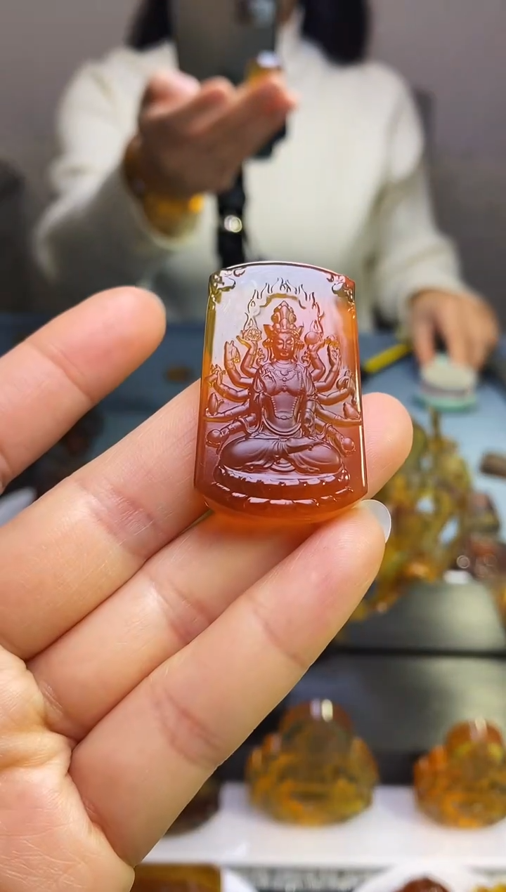 【闪购商品】琥珀颈饰未镶嵌SN1-29（千手观音）