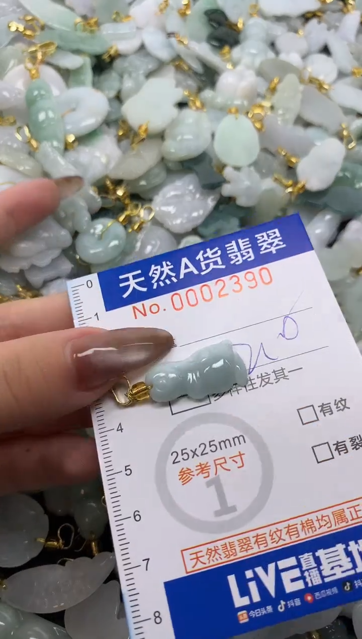 翡翠未镶嵌颈饰天然A货翡翠