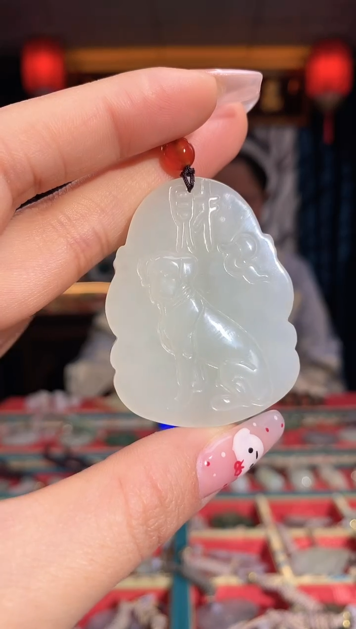 【闪购商品】和田玉颈饰未镶嵌狗牌