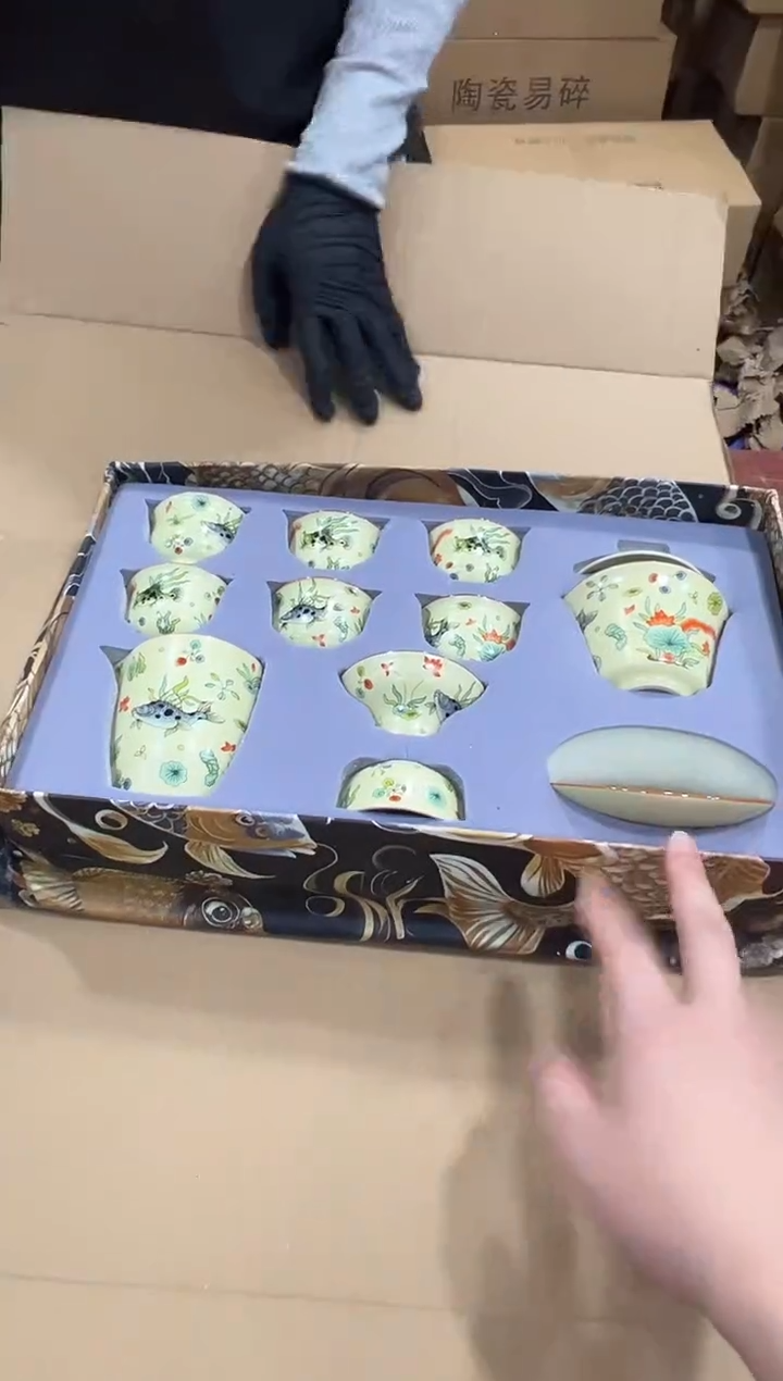 瓷片万里茶器专属链接无礼盒