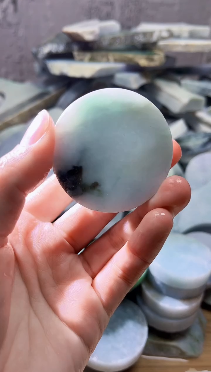 裸石翡翠天然翡翠A货石 南 741